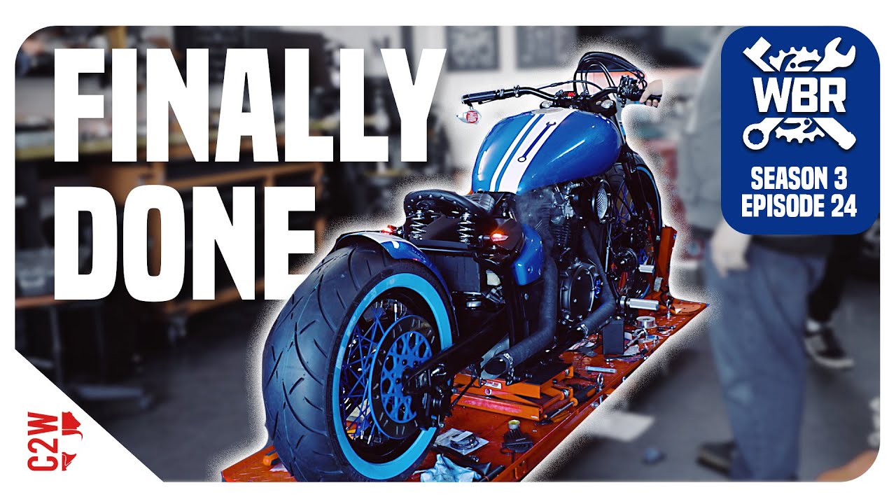 ...the bobber is FINALLY DONE...kinda [Wrecked Bike Rebuild - Ep 24 - Vstar 1300 Bobber]