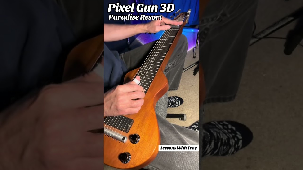 Pixel Gun 3D - Paradise Resort Music #pixelgun3d #lapsteel #lessonswithtroy #videogamesoundtrack