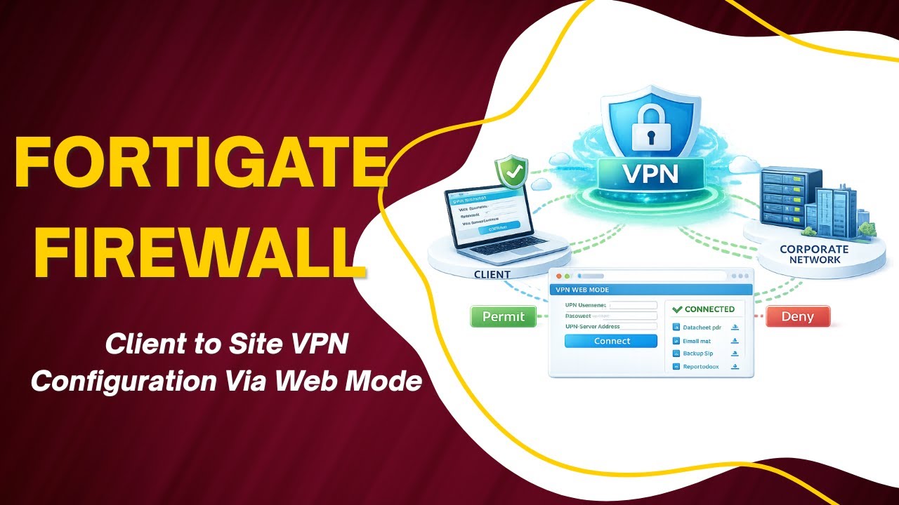 Client-to-Site VPN Configuration | Web Mode Explained Step-by-Step