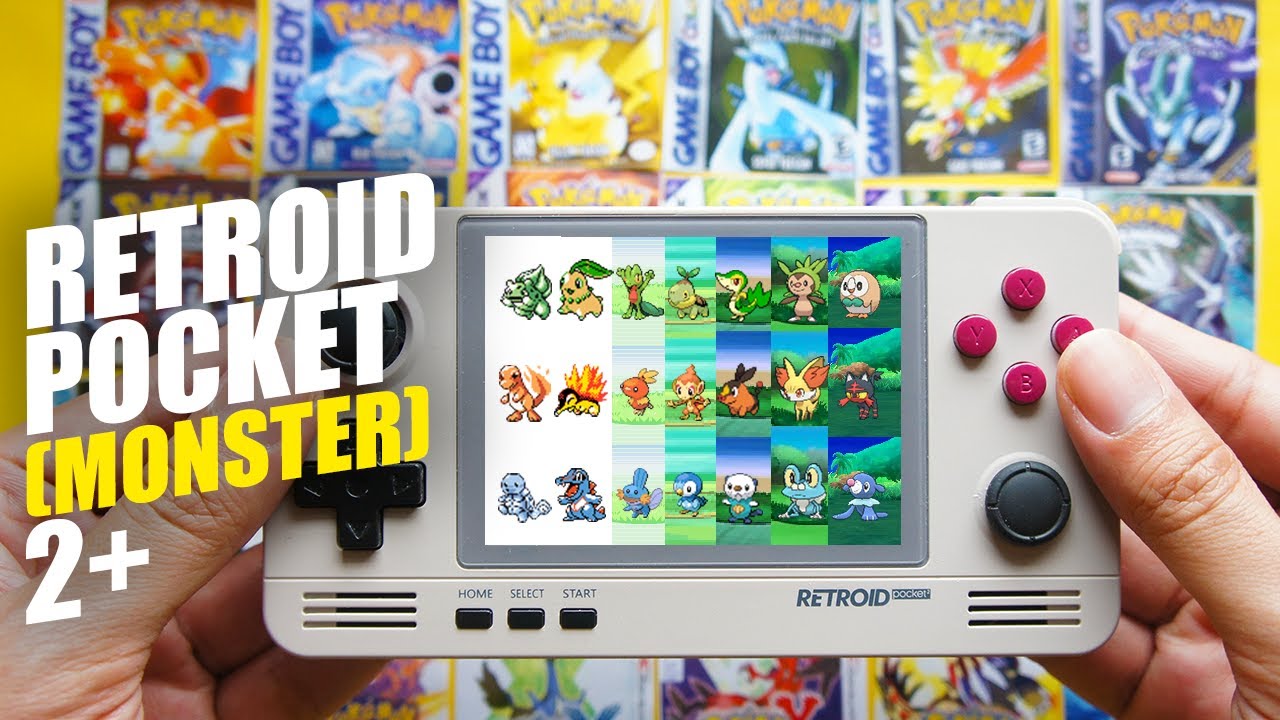 Evolution of All Pokemon Games on a Retro Handheld