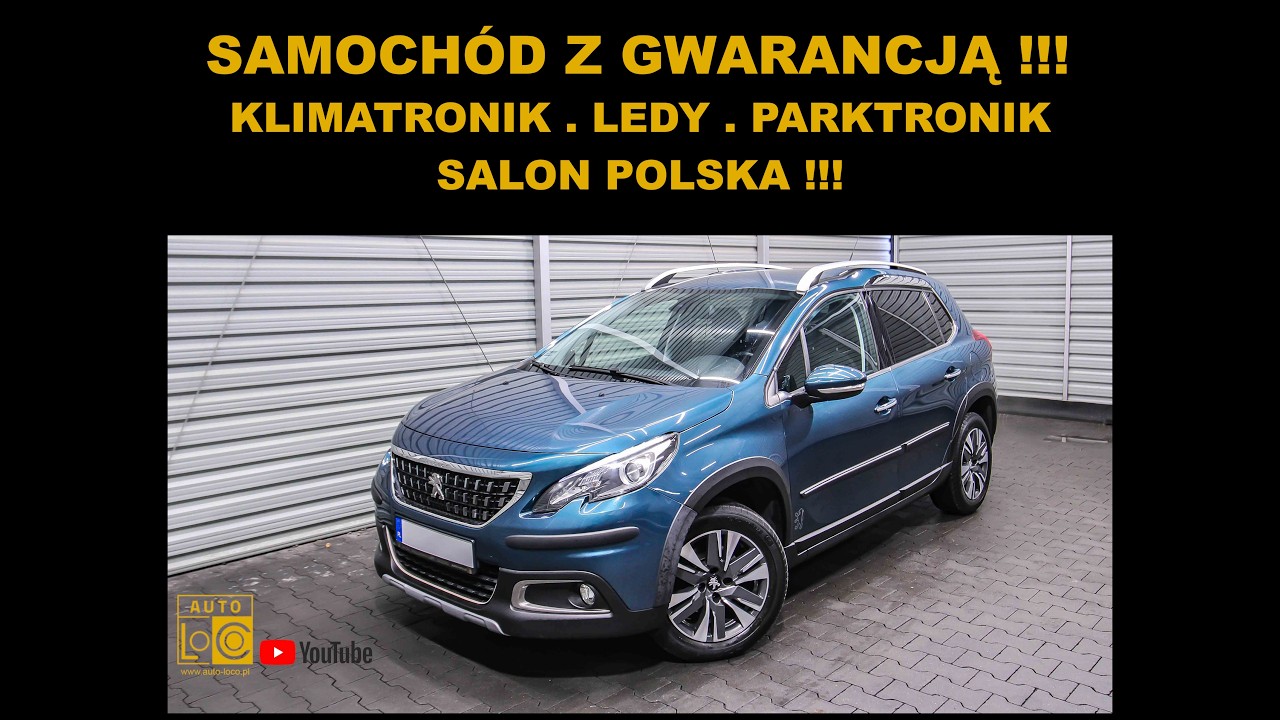 auto-leszno.otomoto.pl - Prezentacja PEUGEOT 2008 ALLURE  AUTOTEST LESZNO