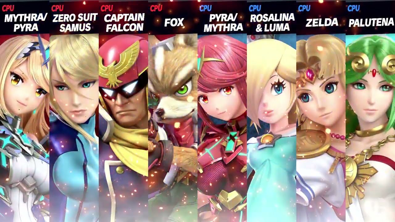 Super Smash Bros. Ultimate - Battle #3371 Speed Characters VS Goddesses
