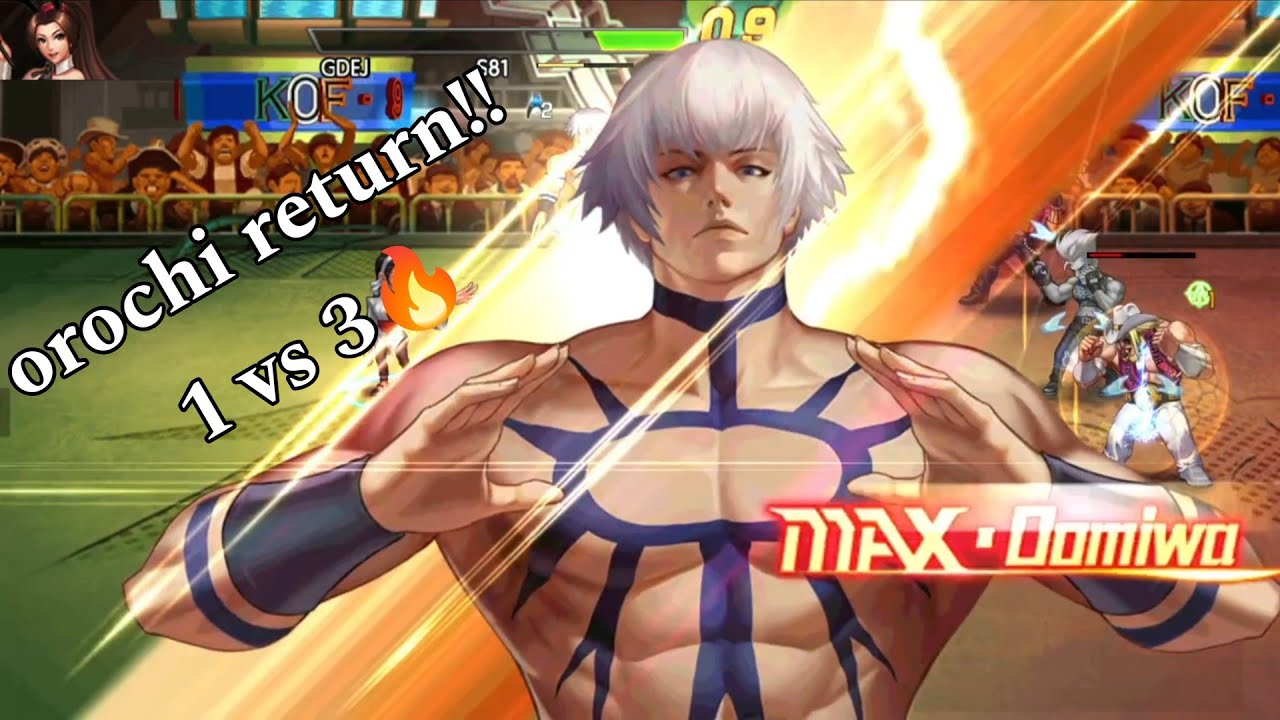Orochi Return Test !!🔥 Adventure Orochi is here👀 #kof98umol_ladder_match 