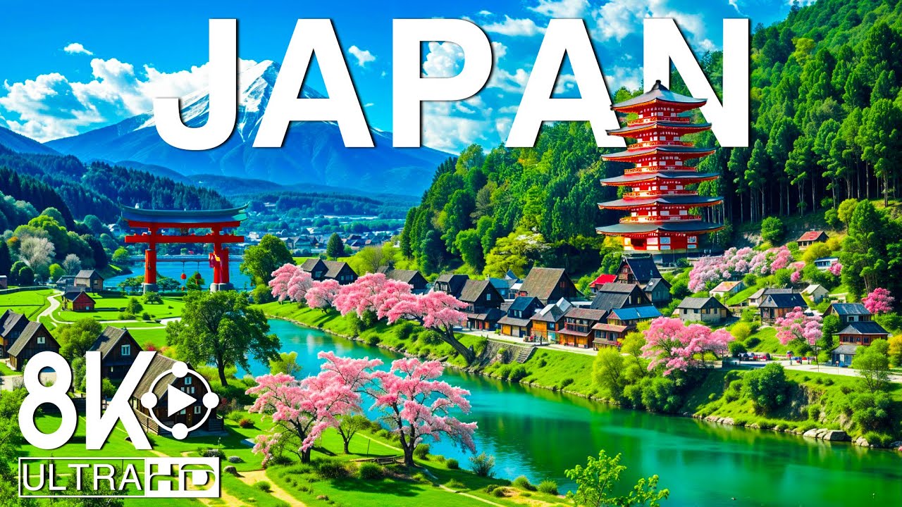 Wonders of Japan | Explore Sacred Temples, Cherry Blossoms & Neon Cities | Travel 8K UHD Video