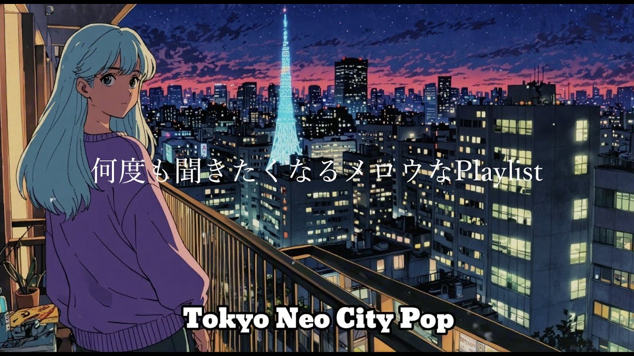 【東京ネオシティポップ/Tokyo Neo City Pop】深夜の東京で聞きたいmellowなプレイリスト