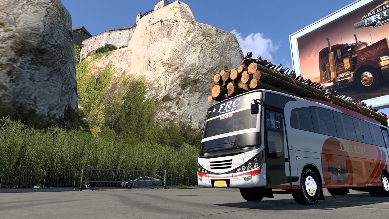 🔴 One mistake and game over 😨 Overloaded Bus on Deadliest Road 😱 | ETS2 Live kiraakplayz !