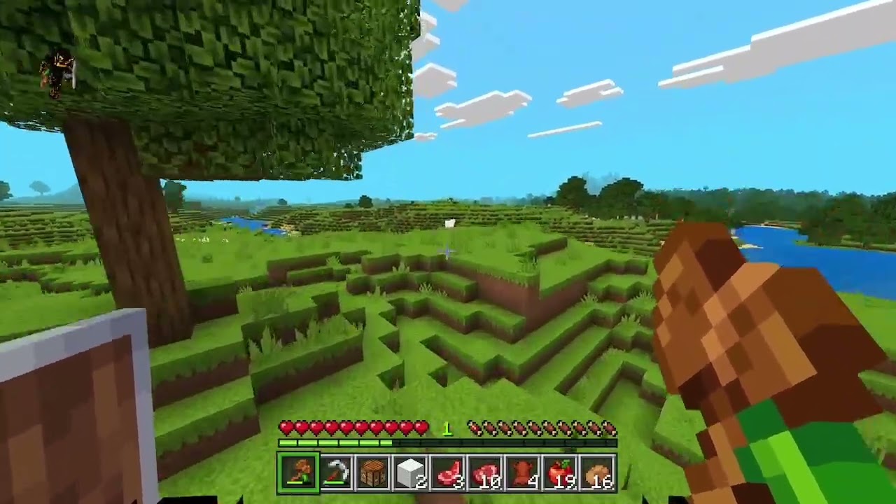 Minecraft world with action&stuff :)