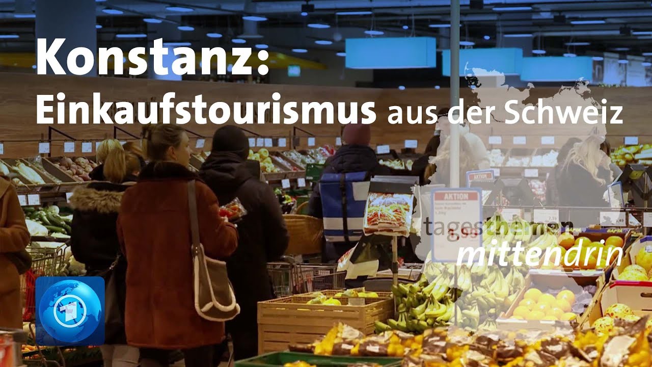 Konstanz: Einkaufstourismus aus der Schweiz | tagesthemen mittendrin