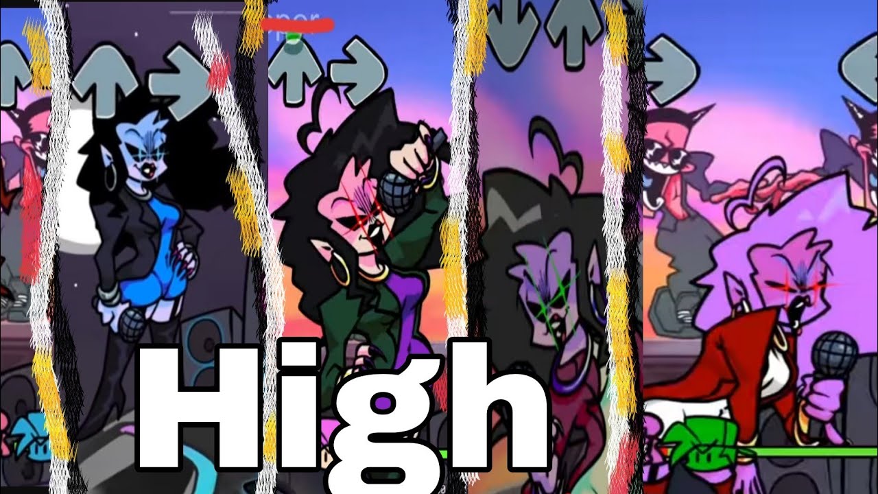 FRIDAY NIGHT FUNKIN' all week 4 High (все High в разных модах)