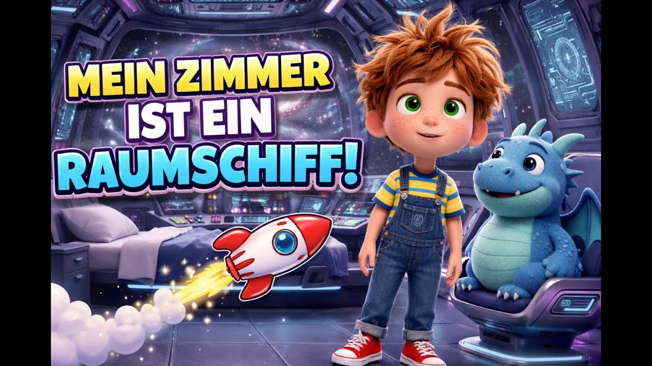 Mein Zimmer ist ein Raumschiff 🚀 | Fantasie- & Mitmachlied für Kinder