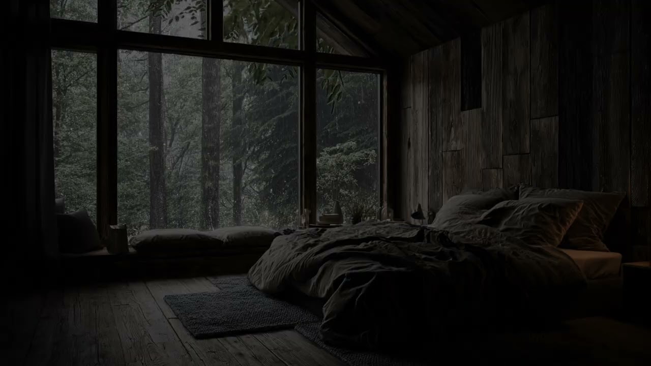 Rain settles into quiet lanes 🌙 letting the city rest between one thought and the next