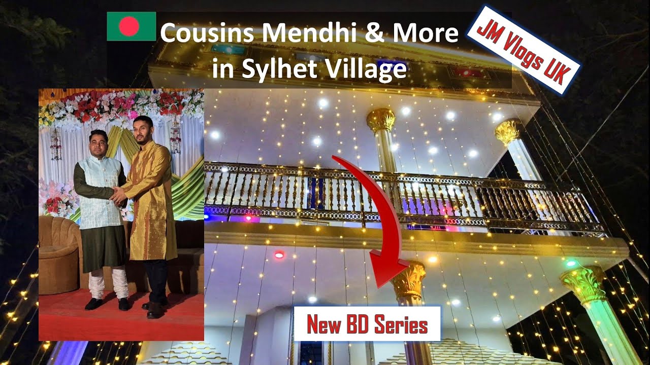 Cousins Mendhi & More in Sylhet, Bangladesh Village 🇧🇩 