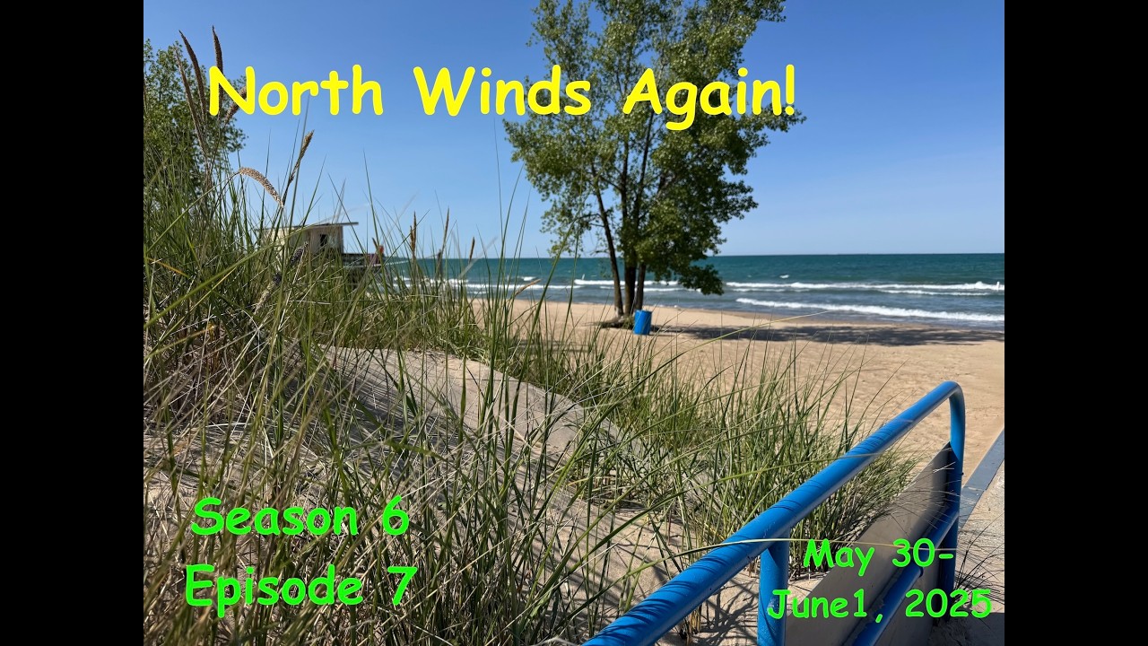 Noth Lake Michigan winds  LE2 May 30 June 01, 2025