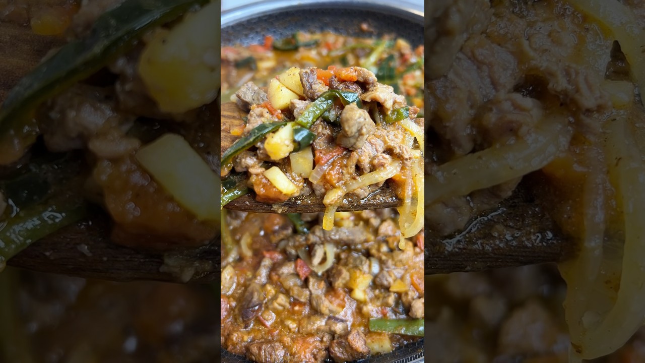 Bistec ranchero,s&iacute;gueme para m&aacute;srecetasentiktok(jessijess33)#food #recipe#mexicanfood#comida#dinner