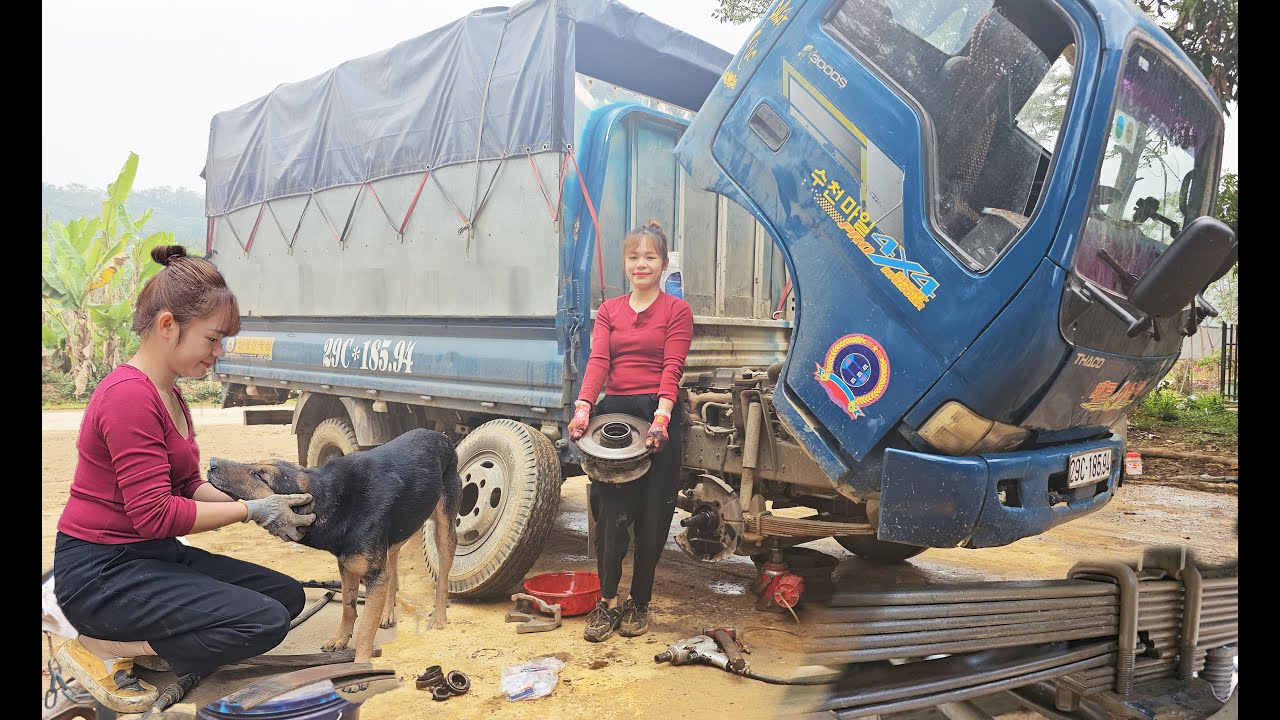 Girl's Challenge :The truck wheel almost fell off when it arrived at the factory
