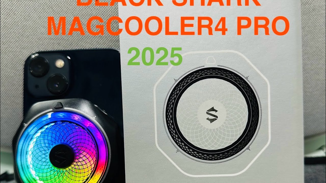 BLACK SHARK MAGNETIC COOLER 4 PRO 2025 mở hộp đánh giá chi tiết