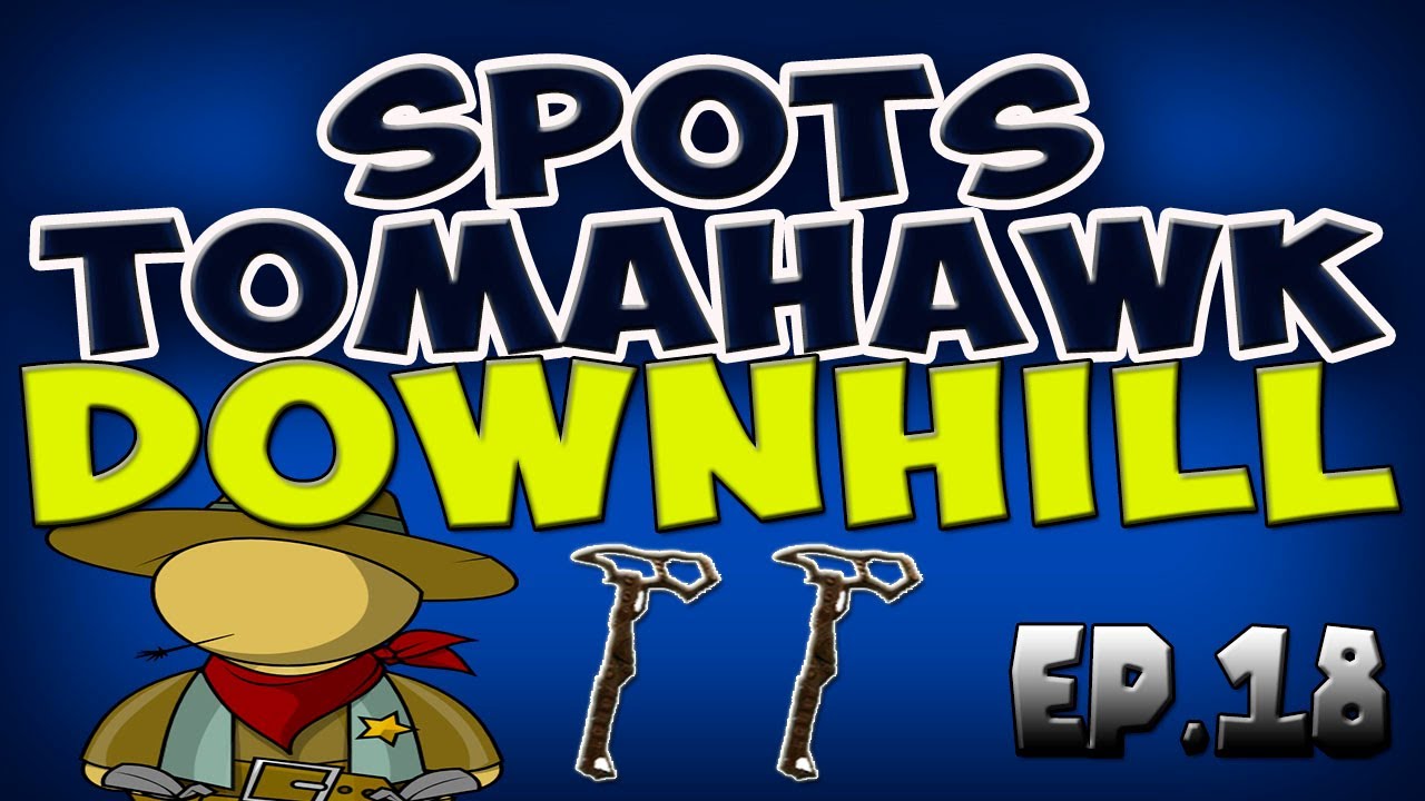 BLACK OPS 2 SPOTS TOMAHAWK (COMBAT AXE SPOTS) Y BALISTICO ACROSS THE MAP EP.18 DOWNHILL