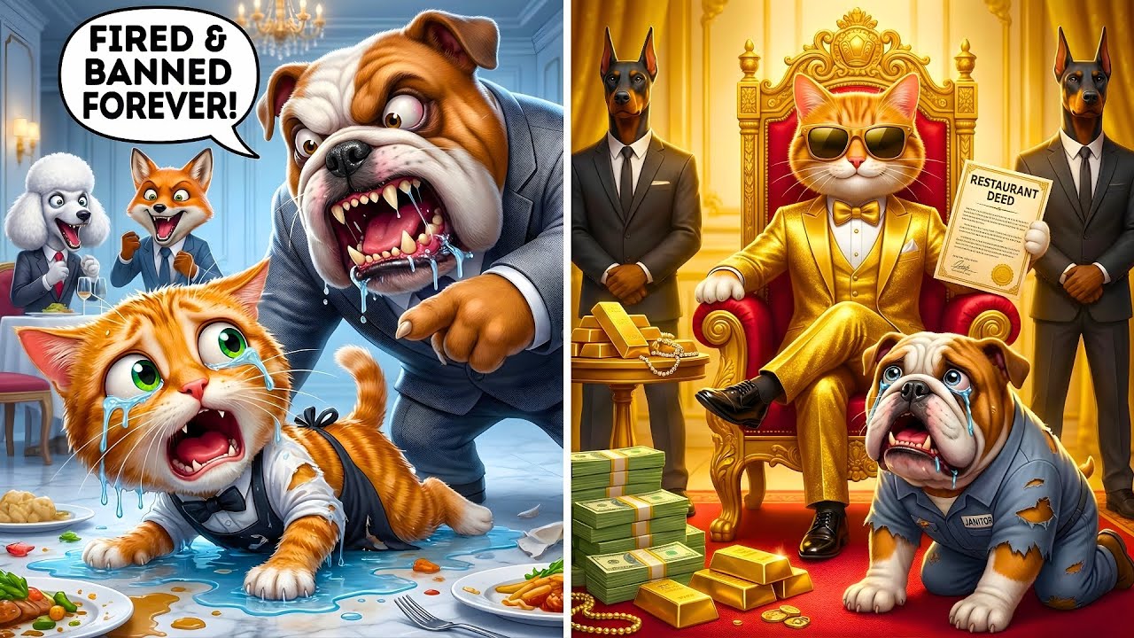 He Kicked Out A Starving Waiter Cat... He Returned As His BILLIONAIRE BOSS! 😱