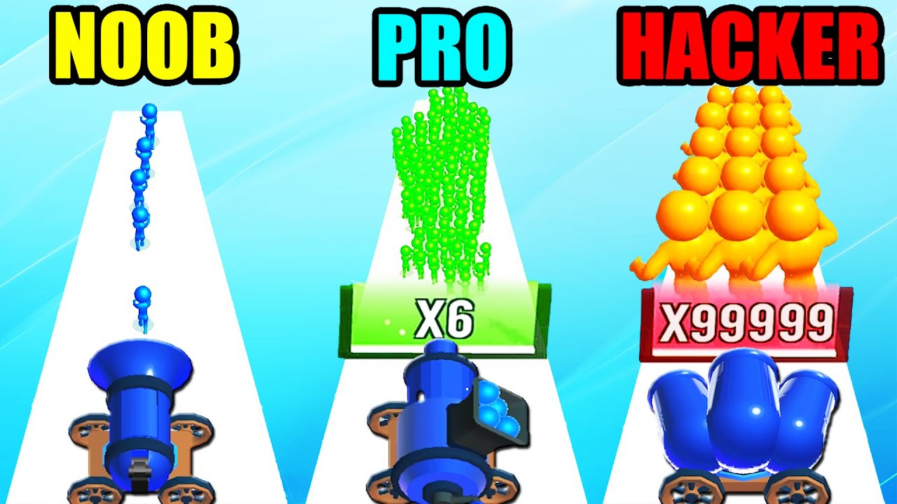 NOOB vs PRO vs HACKER in Mob Control (New Update)