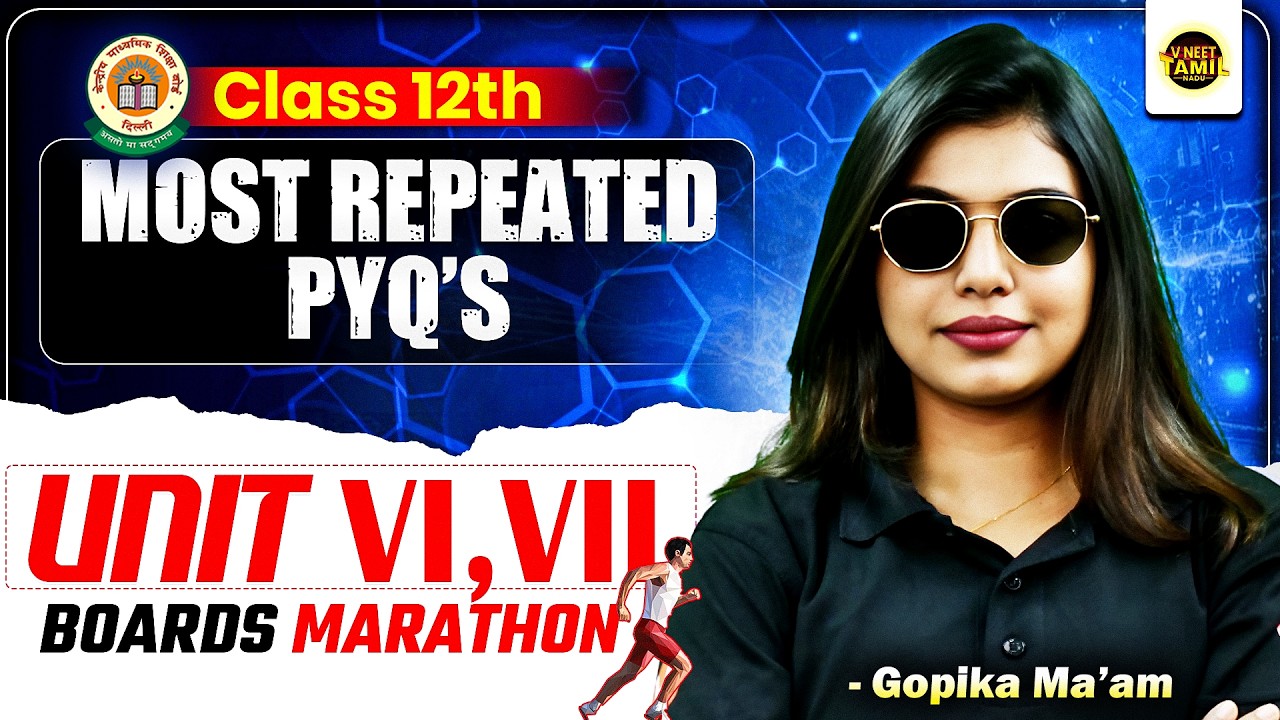 Biology Most Repeated PYQS | Class 12th CBSE (Unit VI,VII) | Gopika Mam