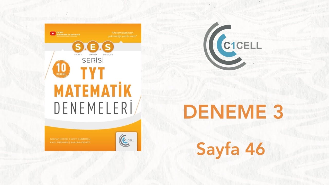 TYT 3 Soru 34-36 (Sayfa 46)
