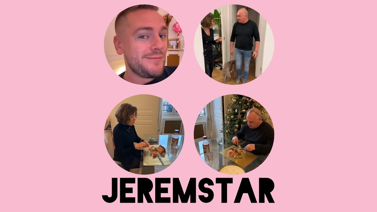 Jeremstar, sa maman lui rend visite pour Noël ❤️👍❤️