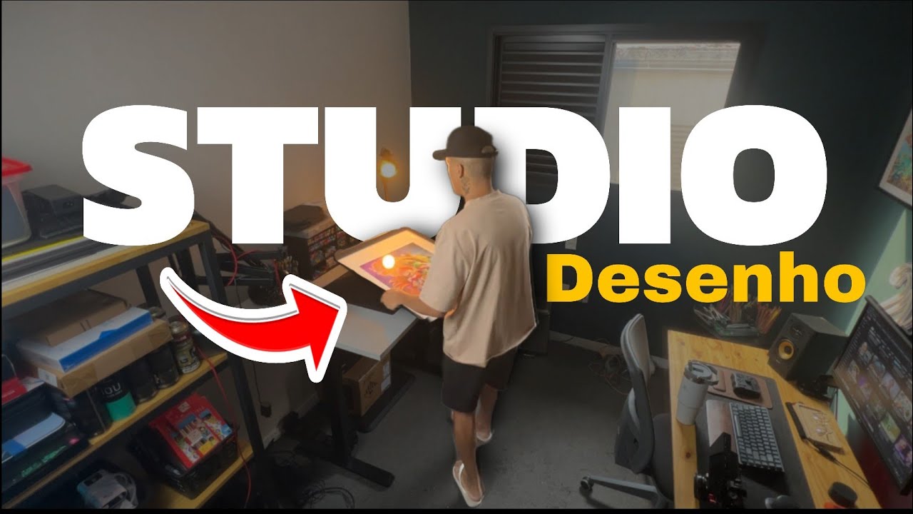 Tour completo pelo STUDIO de Desenho
