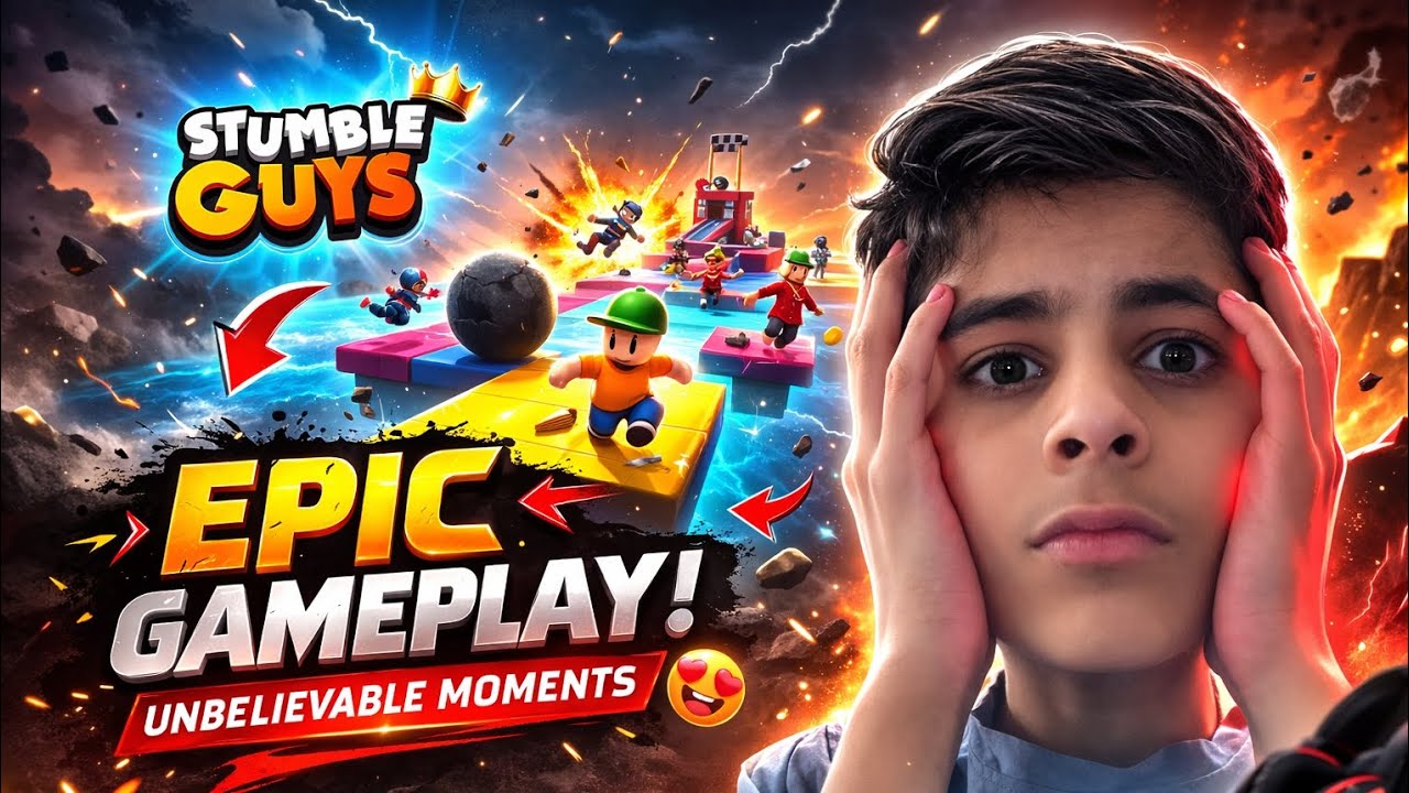 Stumble Guys Epic Gameplay 😱 | Funny Moments & Crazy Win | Stumble Guys Hindi Gameplay
