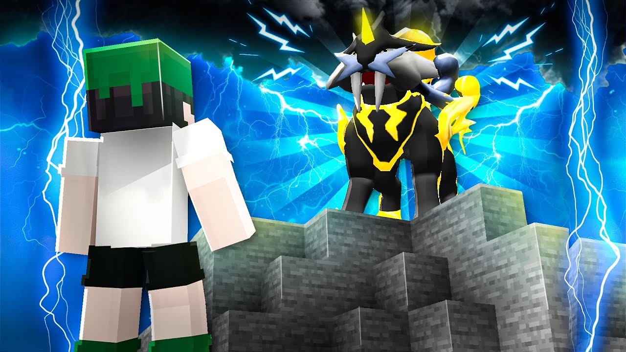 ESSE É O ESPÍRITO DO TROVÃO NO MINECRAFT PIXELMON MEGA