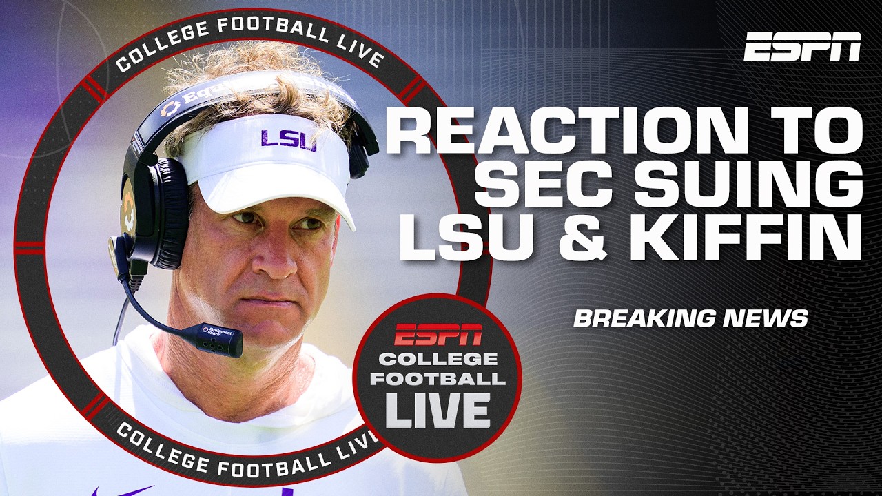 🚨 SEC SUES LSU and Lane Kiffin 🚨 'Nobody saw this coming' - Pete Thamel | College Football Live