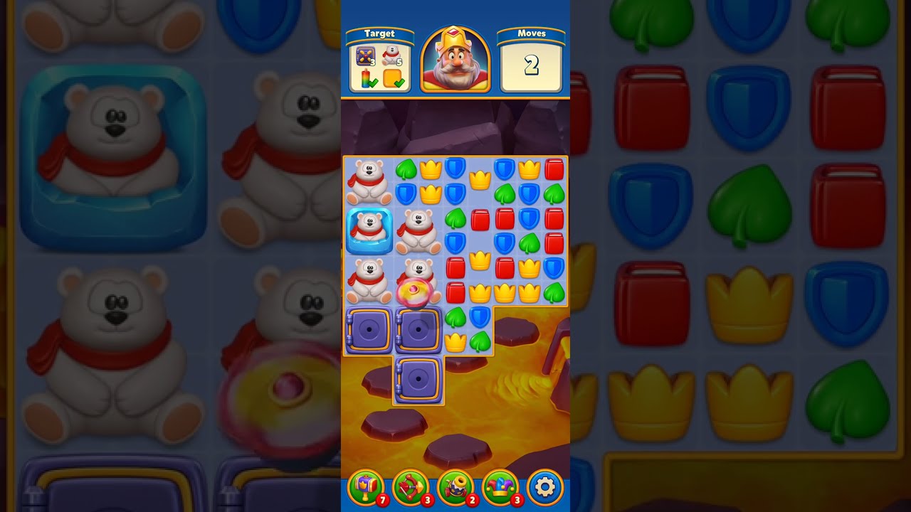 Royal match 4780 to 4789 levels game play Lava quest challenge 