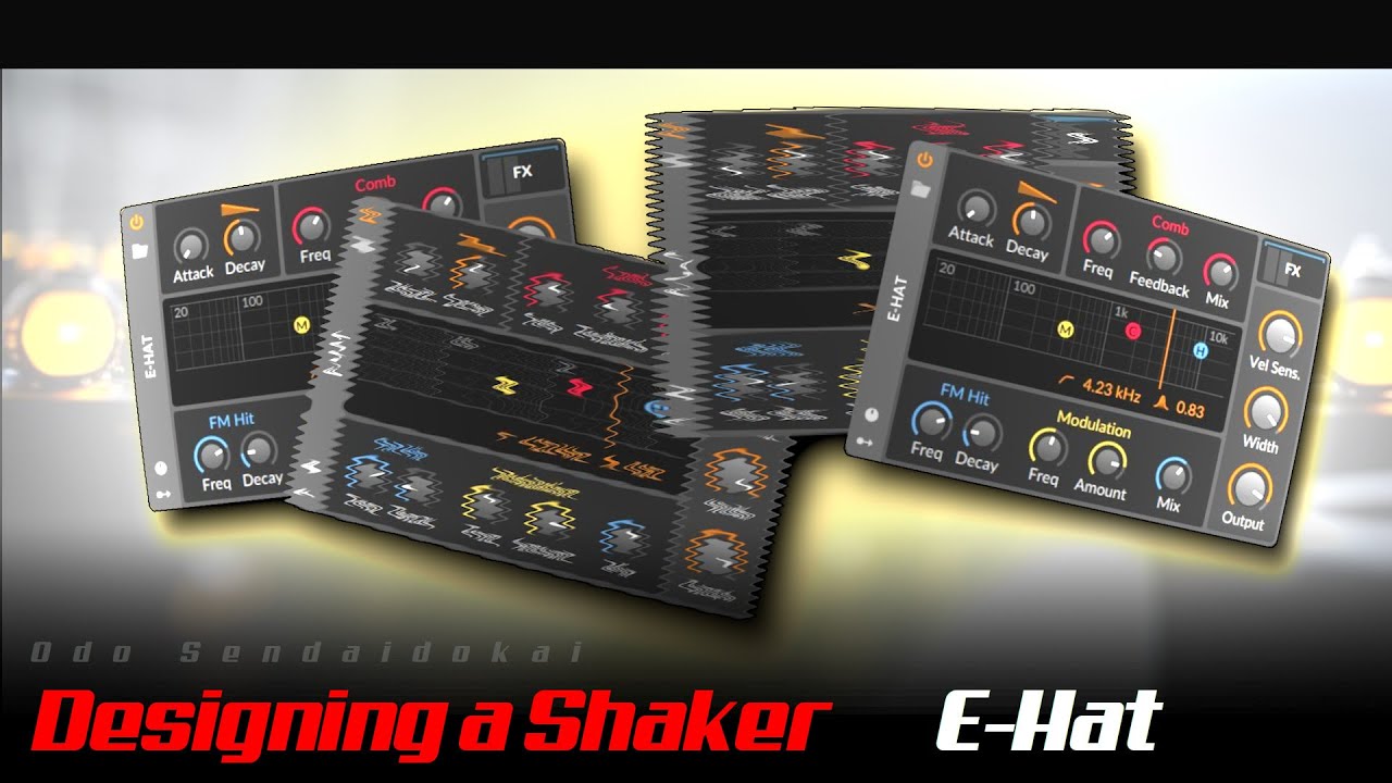Bitwig - Designing Shaker - E Hat