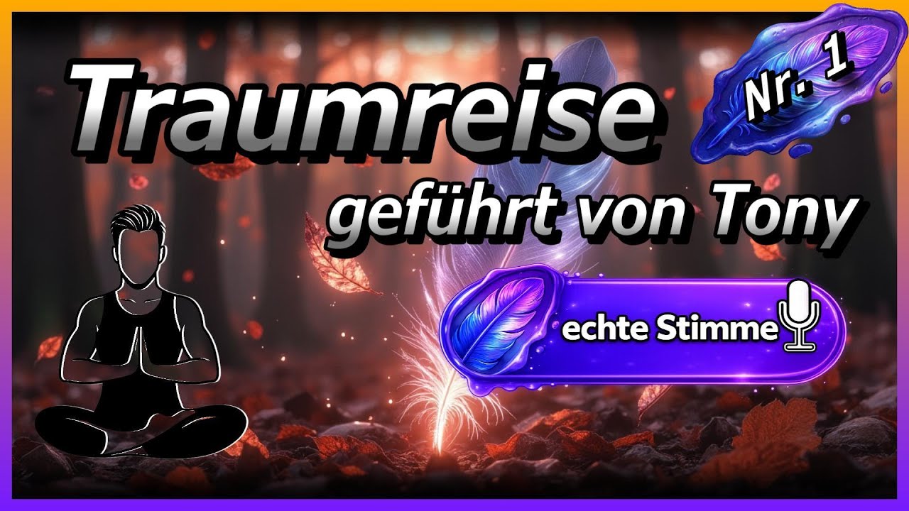 Geführte Traumreise mit tiefer Stimme – Stress lösen, einschlafen, tief schlafen