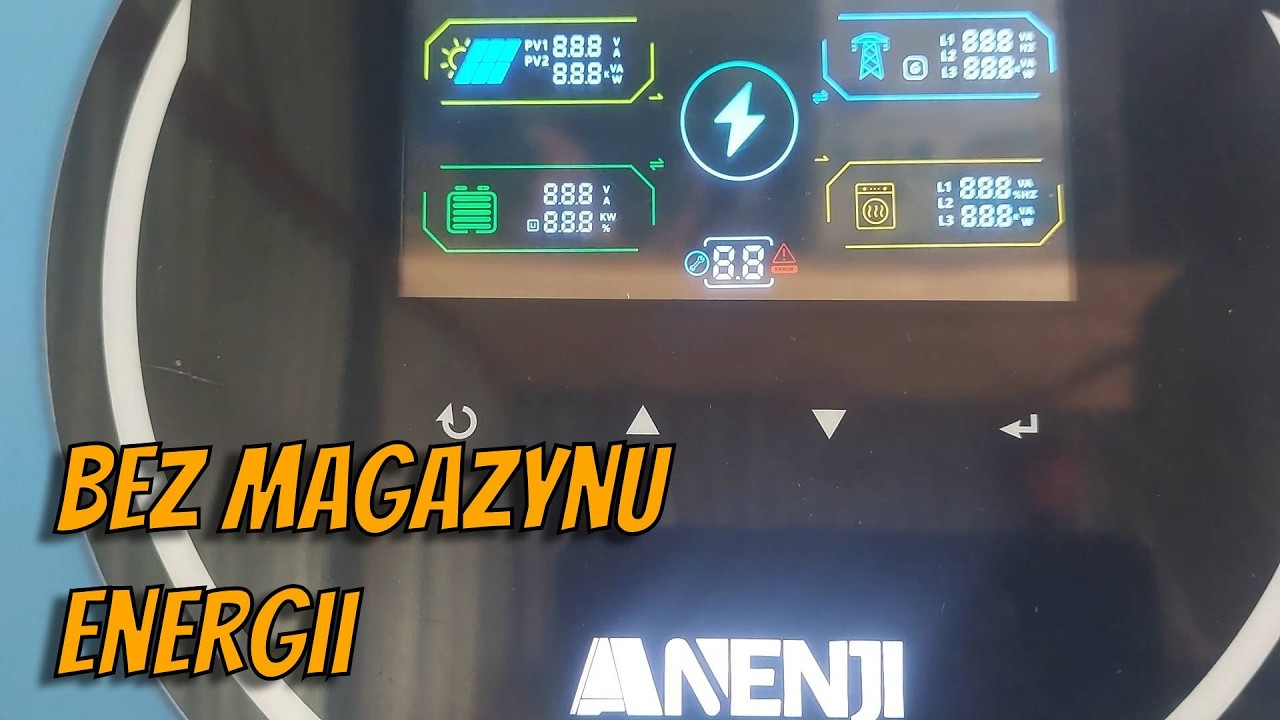 Nie potrzebuje do pracy energii z akumulatorów Anenji 4.2kW