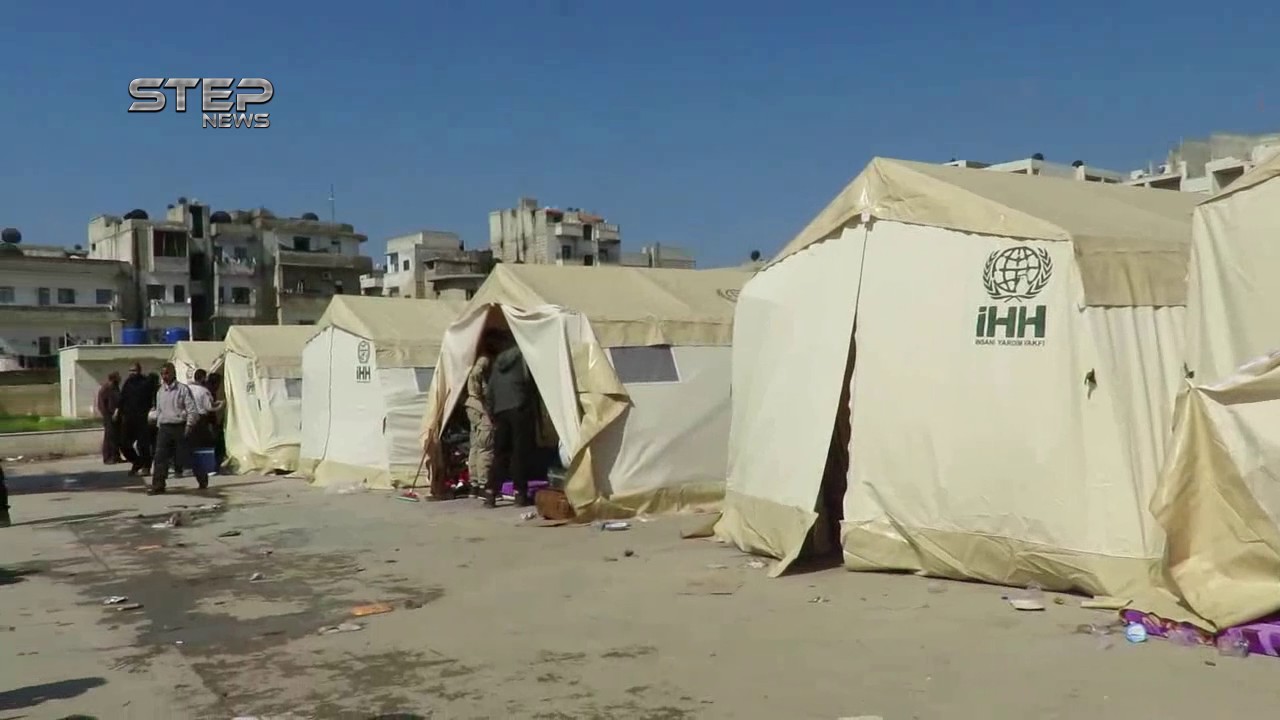 مهجري الزبداني و مضايا في مركز ايواء ادلب ومعاناتهم قبل التهجير