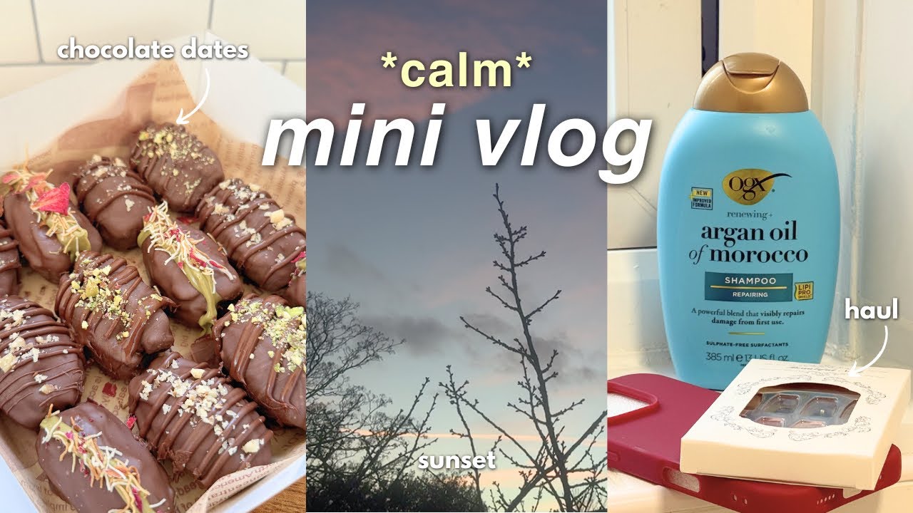 a minimal productive day at home 🏡🍫 | aesthetic | mini vlog | haul