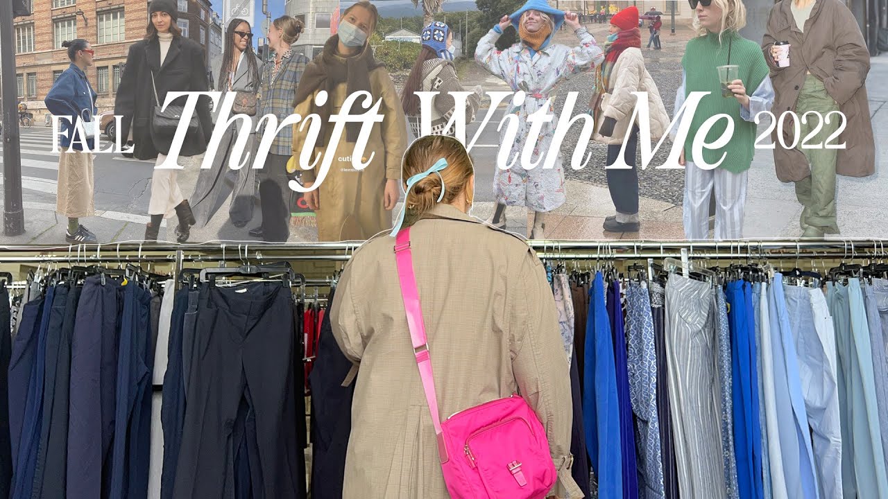 thrift with me for FALL 2022  again (really fricken good haul too)