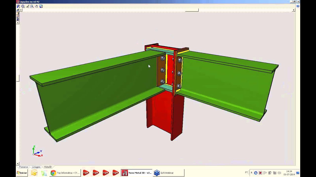 Webinar Ligações Metálicas do CYPECAD e Novo Metal - 2014-07-01