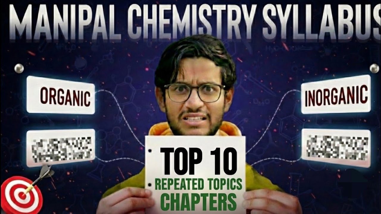 Manipal Exam 2026 | Chemistry Roadmap & Best Resources 🙏🏻