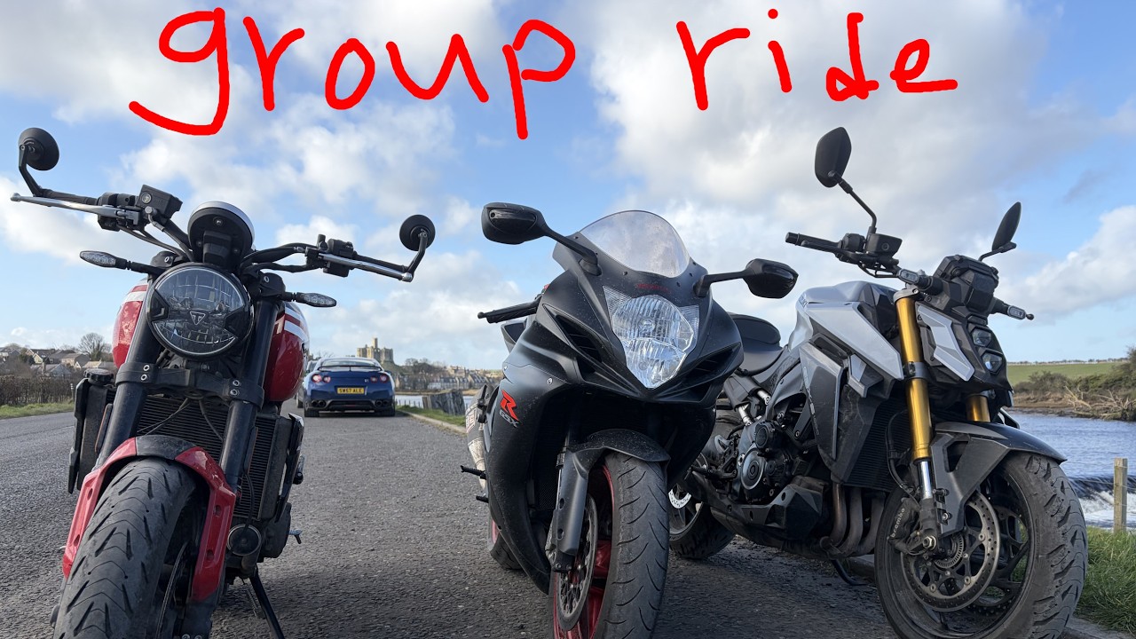 Triumph Trident 660 2025 - group ride part 1 - POV - Quickshifter