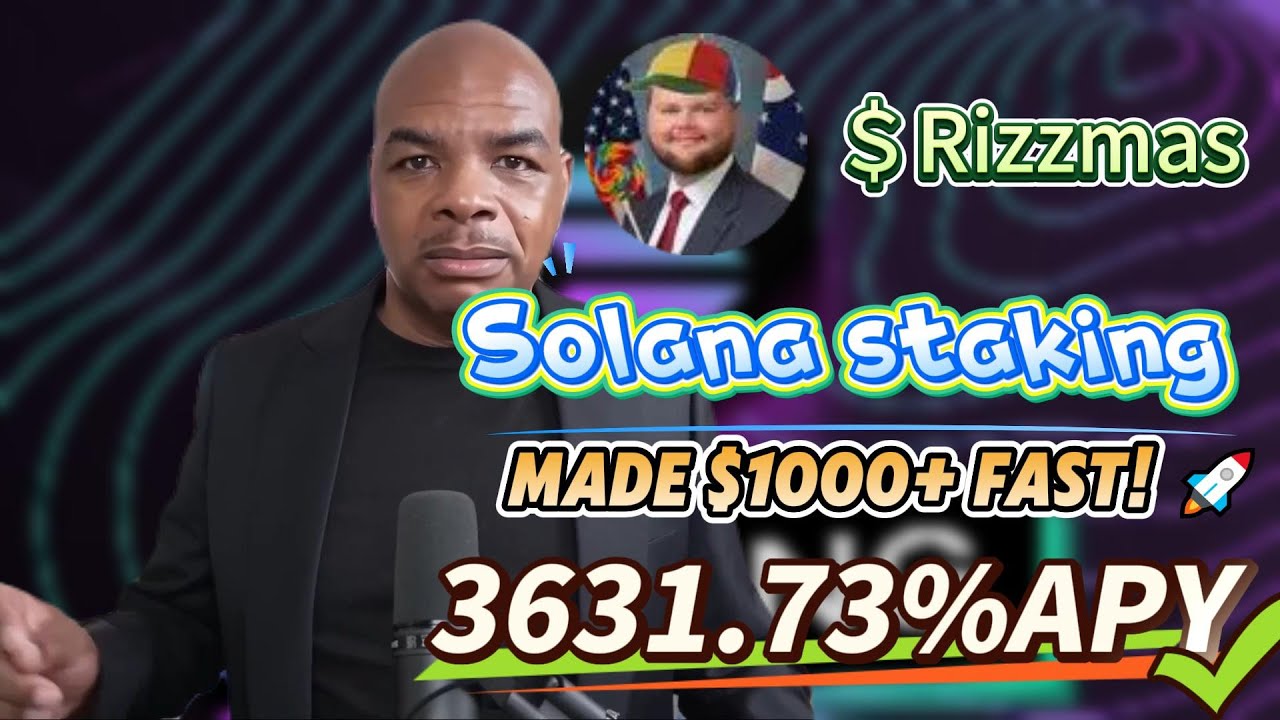 Stake Rizzmas Now! 3631.73% APY Crypto Farming in 2025's Top Rizzmas solana