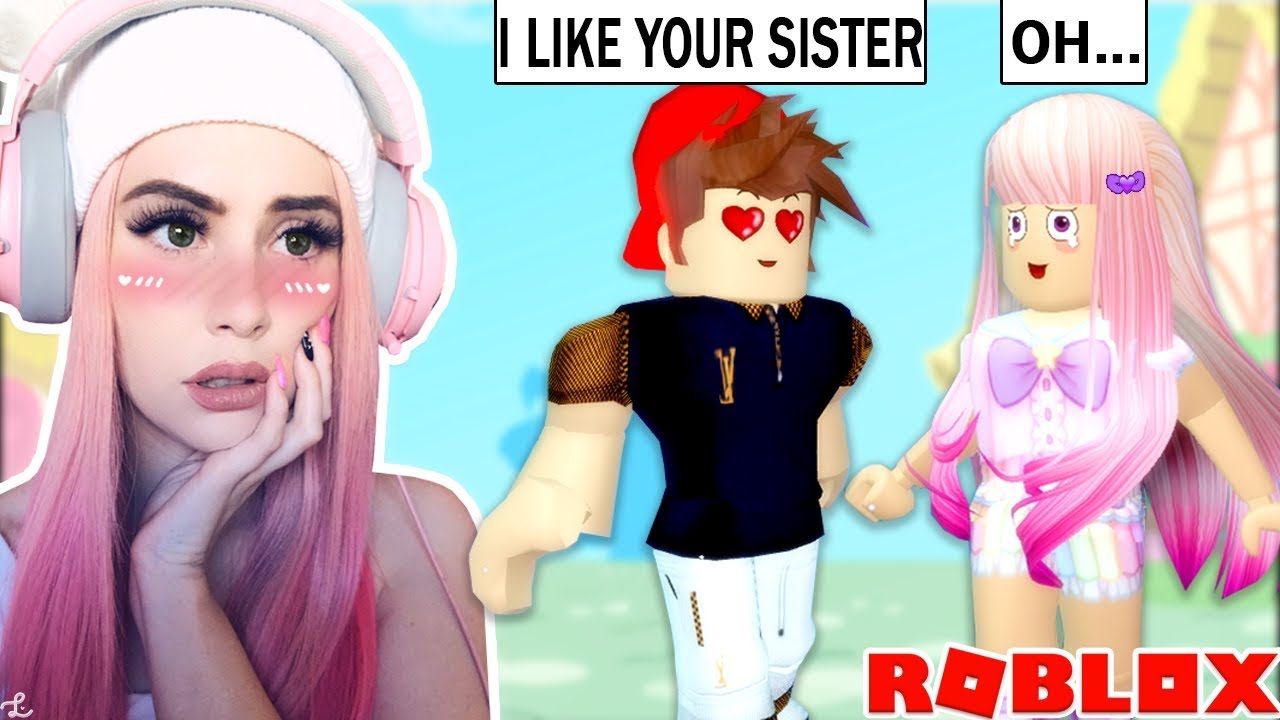 I FOUND OUT MY CRUSH LIKES MY SISTER... Roblox Roleplay Story