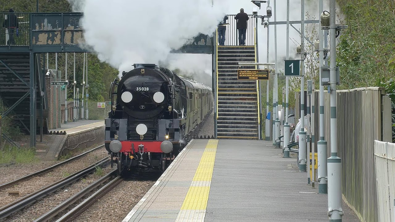 Clan Line back on the Pullmans! | 35028 on a loaded test run around Kent - 22.04.24