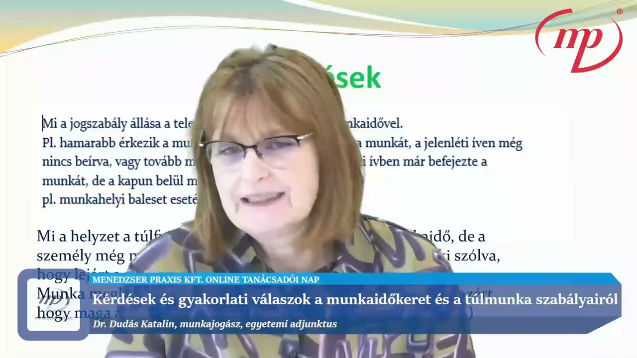 A munkaidő és a pihenőidő munkajogi szabályozása