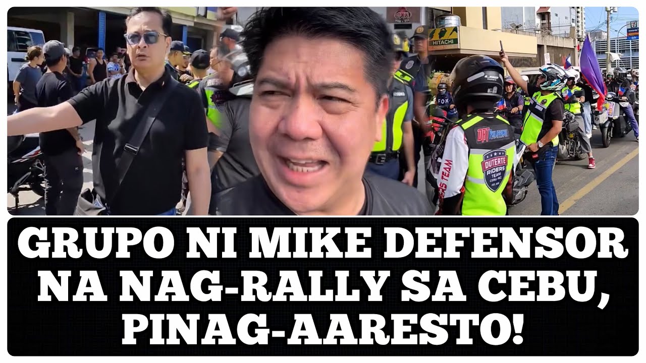 Kent Garcia is live! Hala! Grupo ni Mike Defensor na nag-protesta sa Cebu pinag-aaresto!