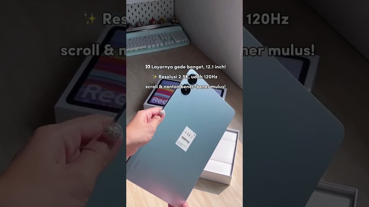 Redmi Pad Pro 8/256 Cuma 3 Jutaan!  Layar lega, performa kencang, cocok buat belajar, kerja!
