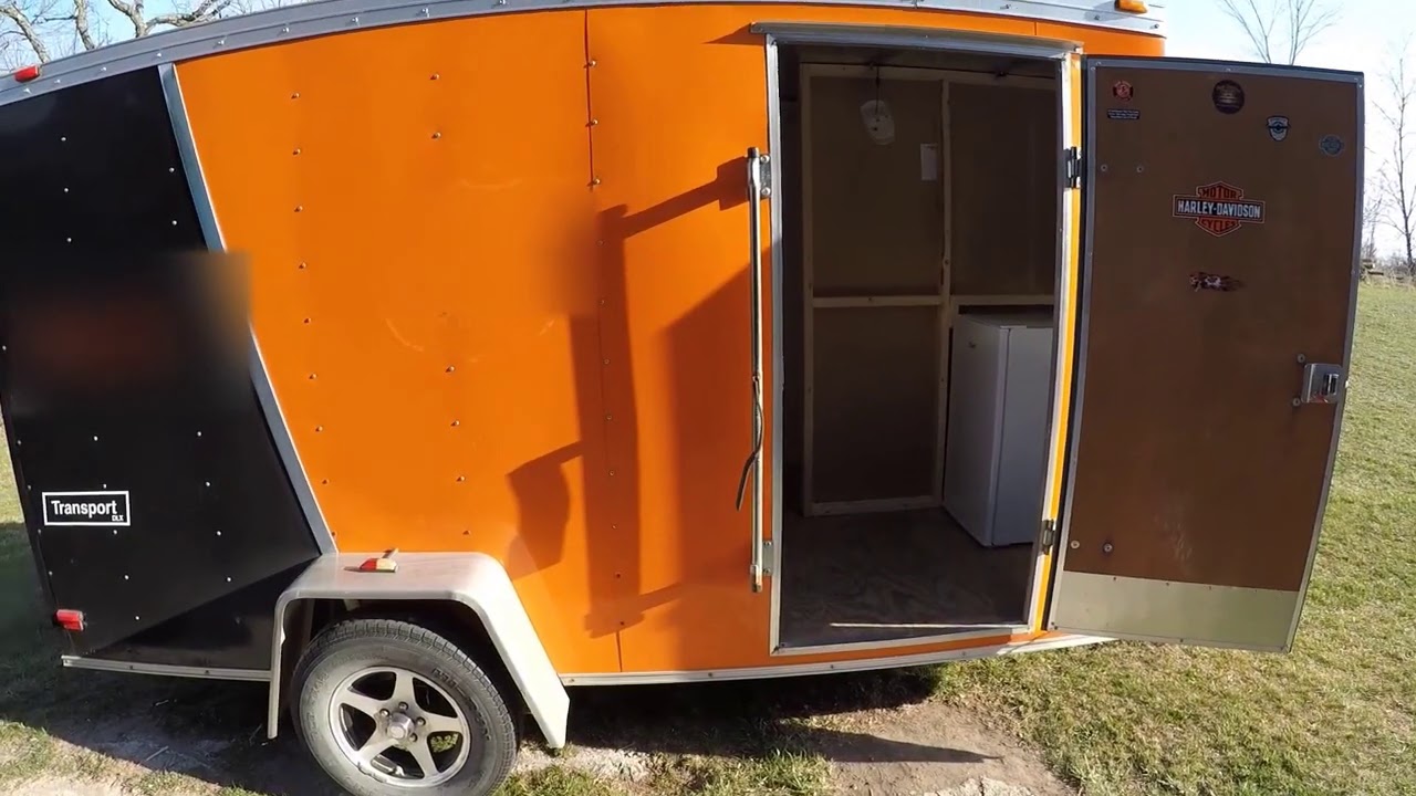 6 X 12 Cargo Trailer Camper Conversion