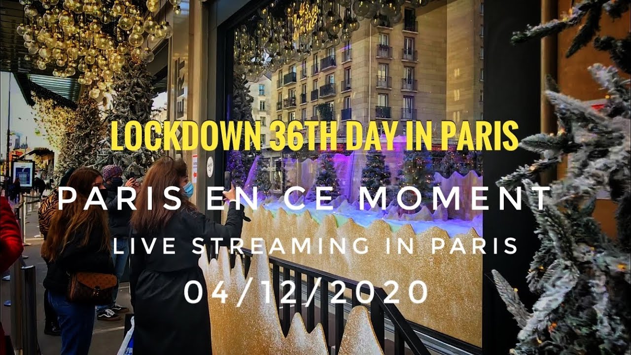 🇫🇷LOCKDOWN 36th DAY IN PARIS ( LIVE STREAMING IN PARIS