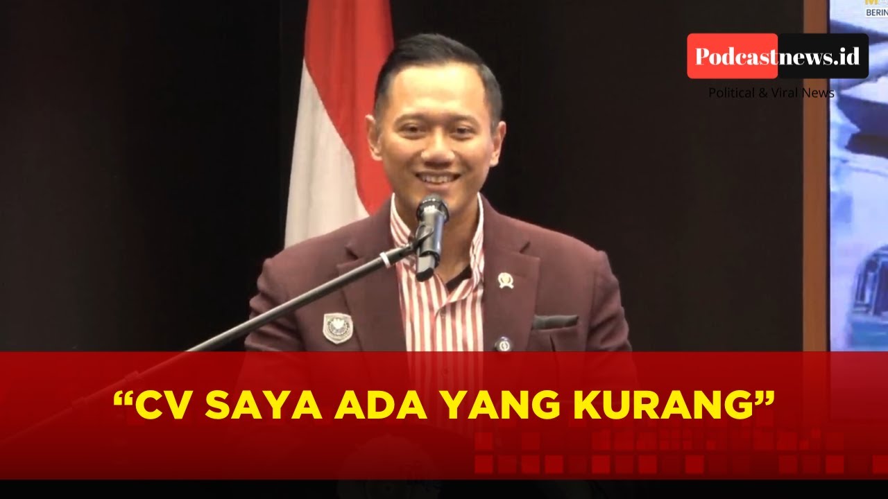 AHY SEBUT CV-NYA BELUM LENGKAP KARENA BELUM PERNAH KULIAH DI UGM