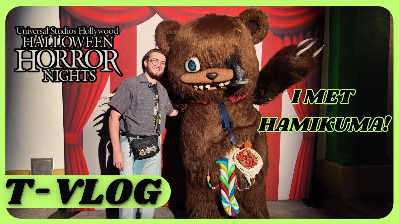Halloween Horror Nights Hollywood 2025 | Meeting Hamikuma, Chucky Bar, Mazes & More! | T-VLOG:6